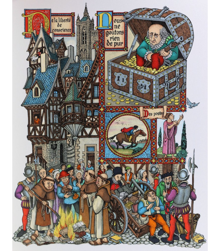 MONTAIGNE (Michel de) - Les Essais de Montaigne - DA ROS