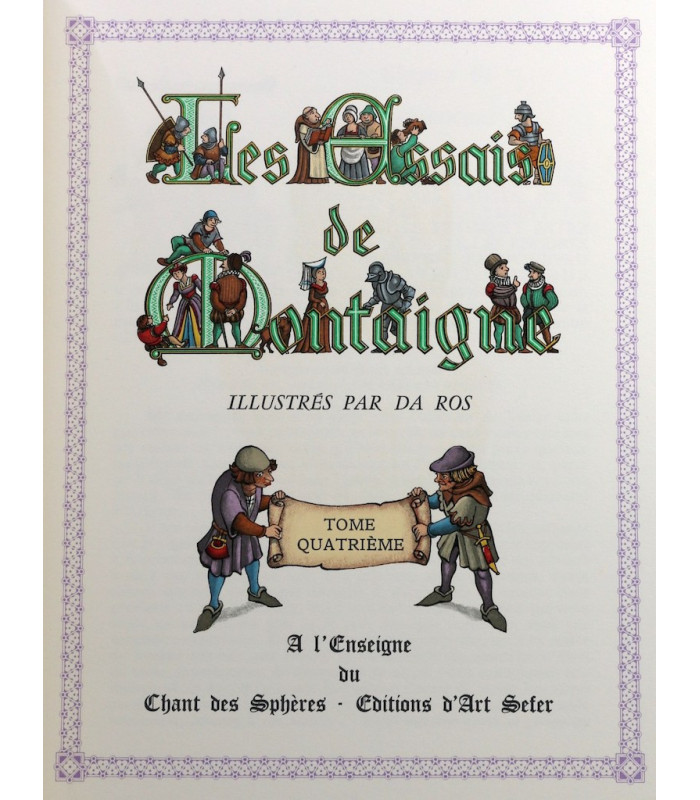 MONTAIGNE (Michel de) - Les Essais de Montaigne - DA ROS