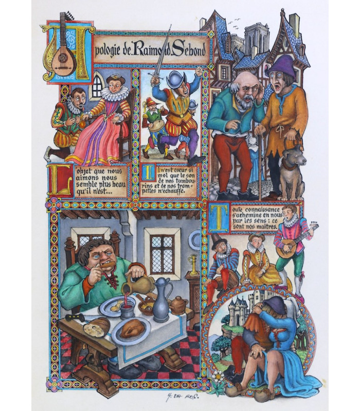 MONTAIGNE (Michel de) - Les Essais de Montaigne - DA ROS