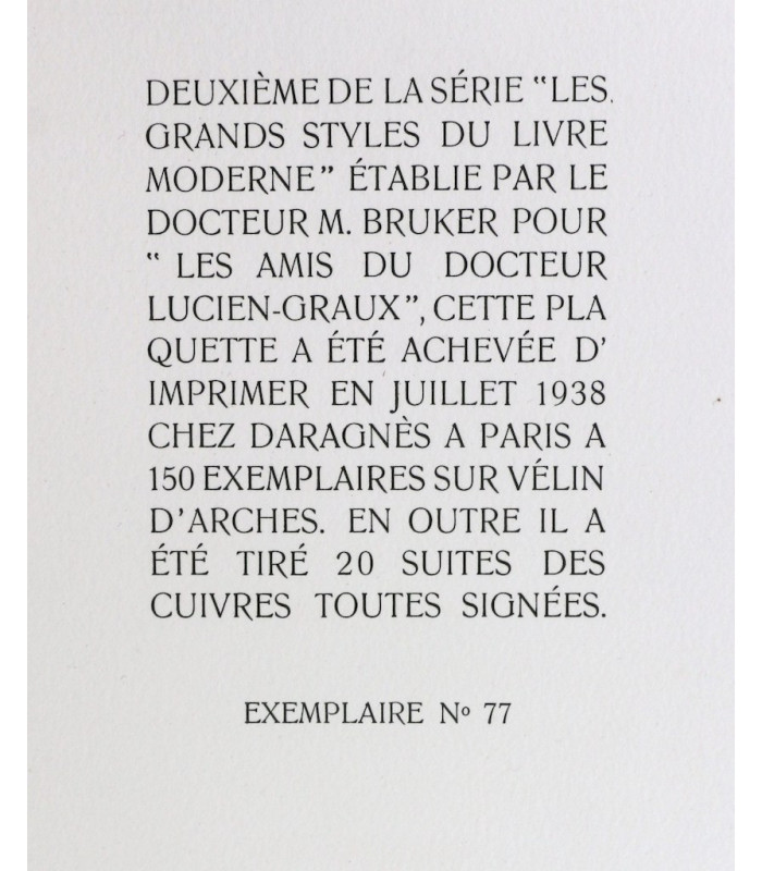 LUCIEN-GRAUX (Docteur) - Éloge de J.-E. Laboureur - LABOUREUR (Jean-Émile)