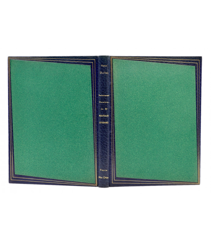 MAC ORLAN (Pierre) - Prochainement ouverture… de 62 boutiques littéraires - GUILAC (Henri)