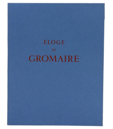 DORNAND (Guy) - Éloge de Gromaire - GROMAIRE (Marcel)