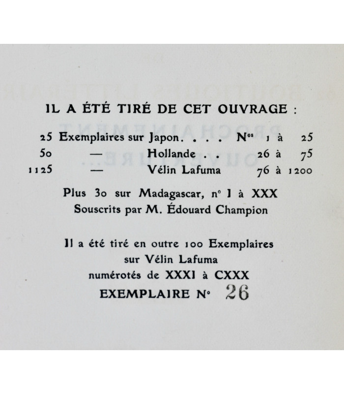 MAC ORLAN (Pierre) - Prochainement ouverture… de 62 boutiques littéraires - GUILAC (Henri)