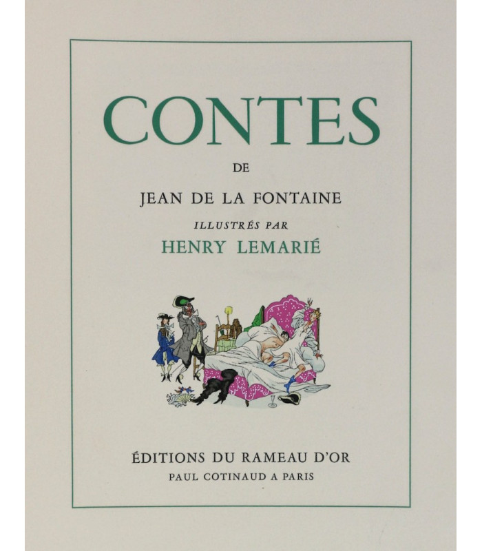 LA FONTAINE (Jean de) - Contes - LEMARIÉ (Henry)