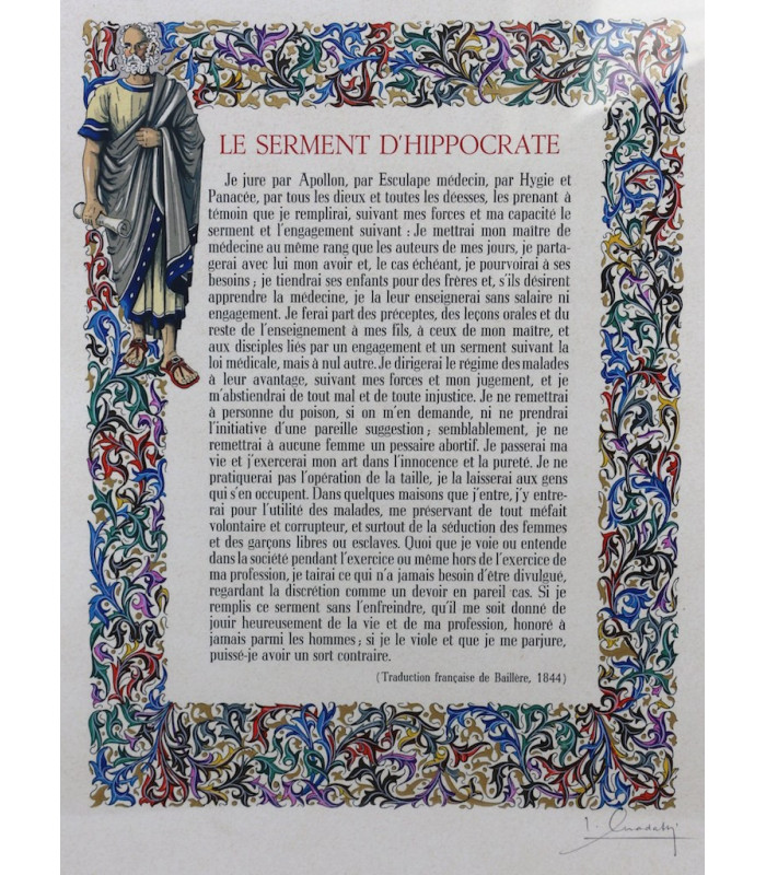 HIPPOCRATE - Les Aphorismes - GRADASSI (Jean)