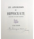 HIPPOCRATE - Les Aphorismes - GRADASSI (Jean)