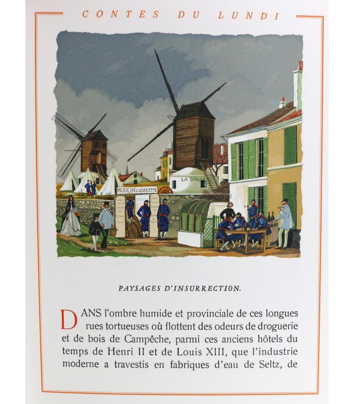 DAUDET (Alphonse) - Tartarin de Tarascon - Contes du lundi - Lettres de mon moulin - LEMARIÉ (Henry)