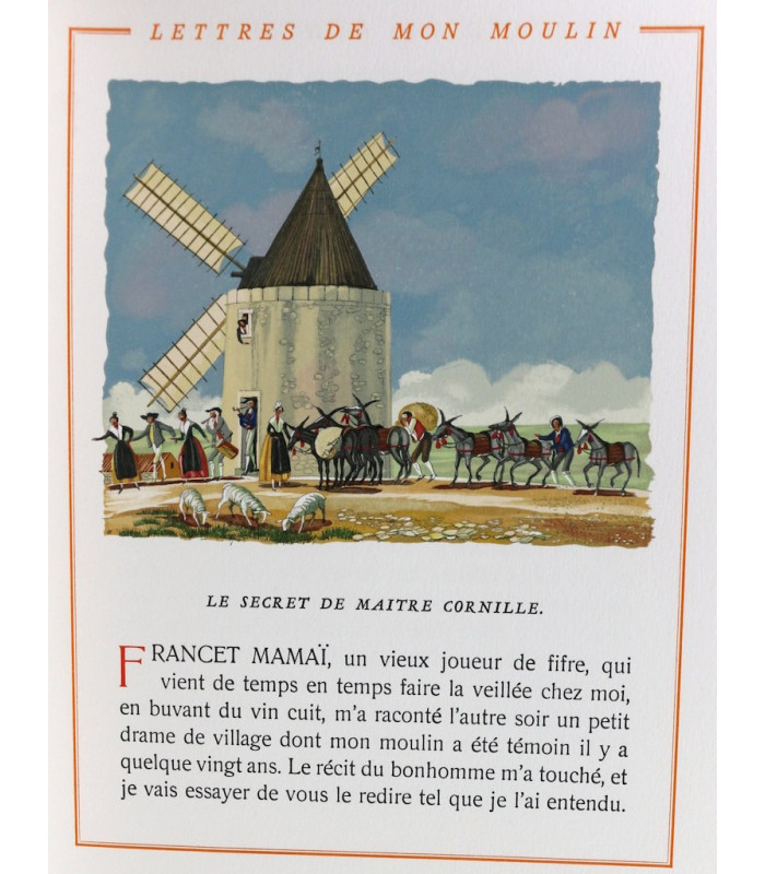 DAUDET (Alphonse) - Tartarin de Tarascon - Contes du lundi - Lettres de mon moulin - LEMARIÉ (Henry)