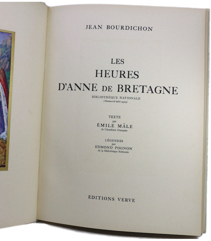 REVUE VERVE - Volume IV - N°14-15  Les Heures d'Anne de Bretagne