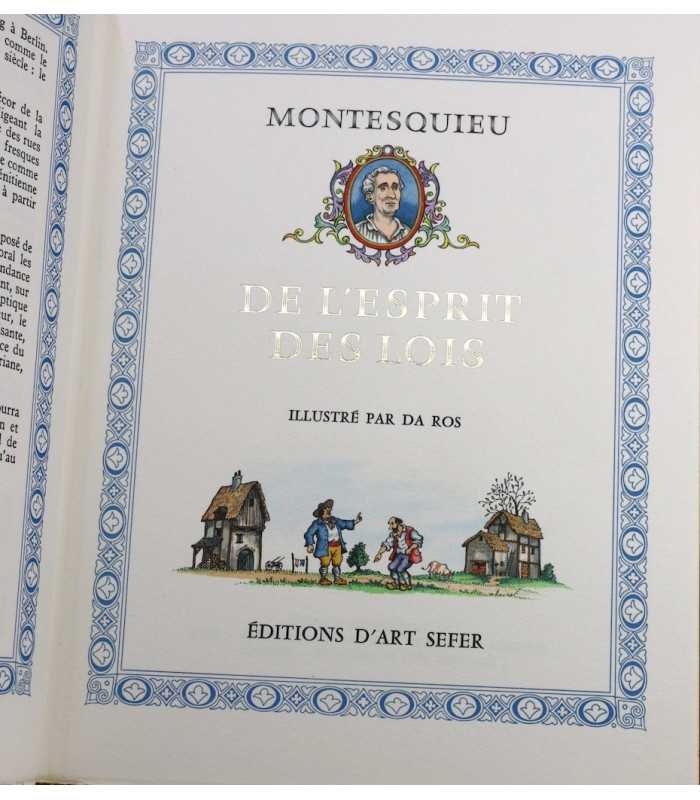 MONTESQUIEU - De l’esprit des lois - DA ROS