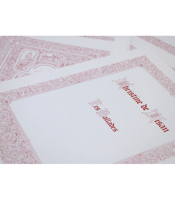 PISAN (Christine de) - Les ballades - BOUCHER (Lucy)