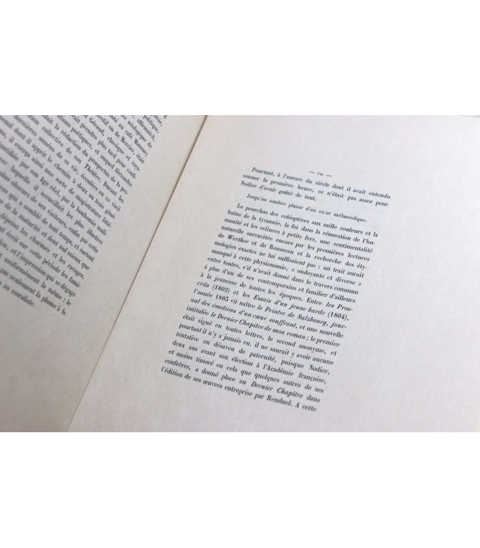 NODIER (Charles) - Le dernier chapitre de mon roman - MORIN (Louis)