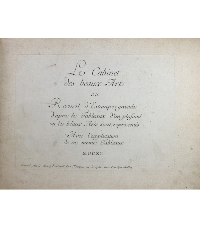 PERRAULT (Charles) - Le Cabinet des beaux Arts - COLLECTIF