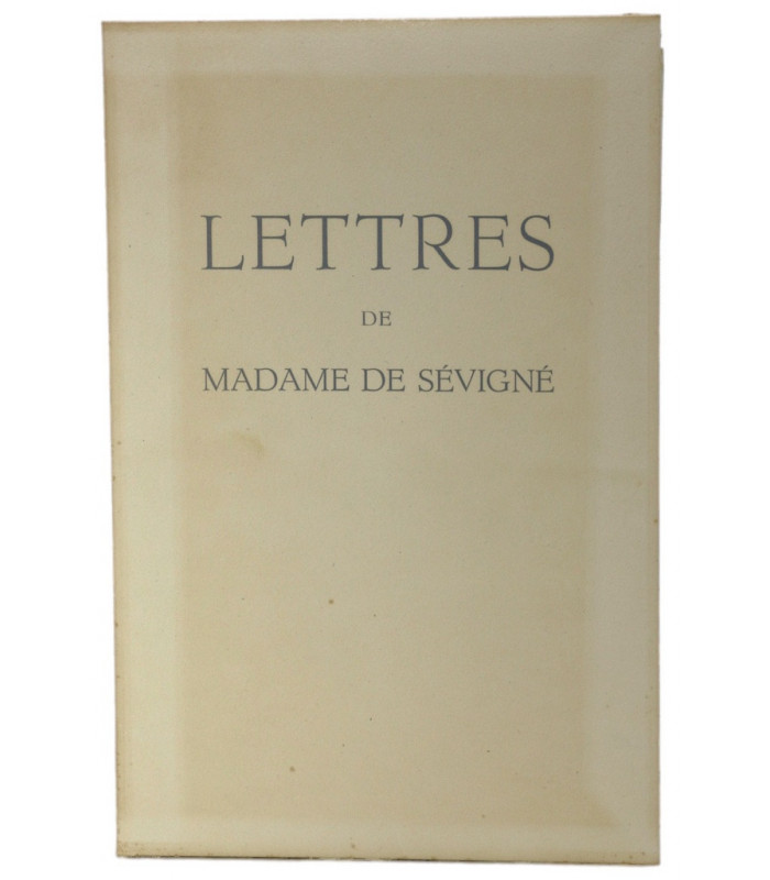 SÉVIGNÉ (Madame de) - Lettres - LEMARIÉ (henry)