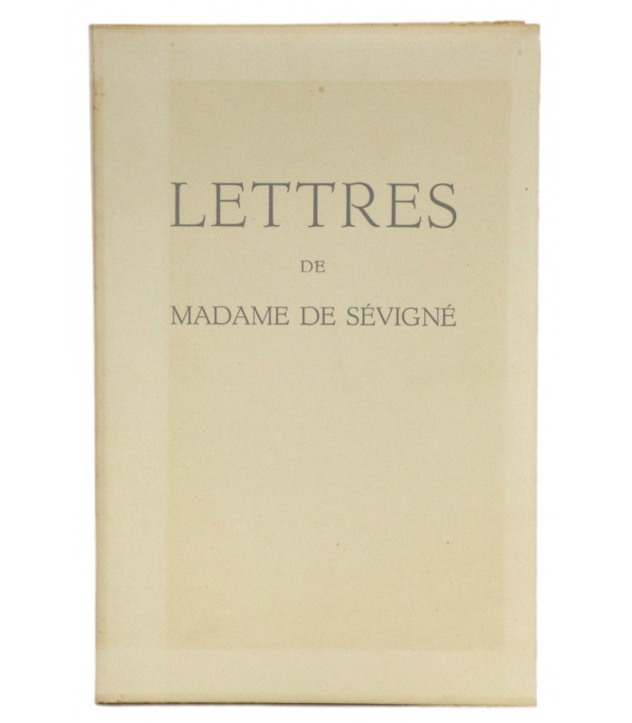 SÉVIGNÉ (Madame de) - Lettres - LEMARIÉ (henry)