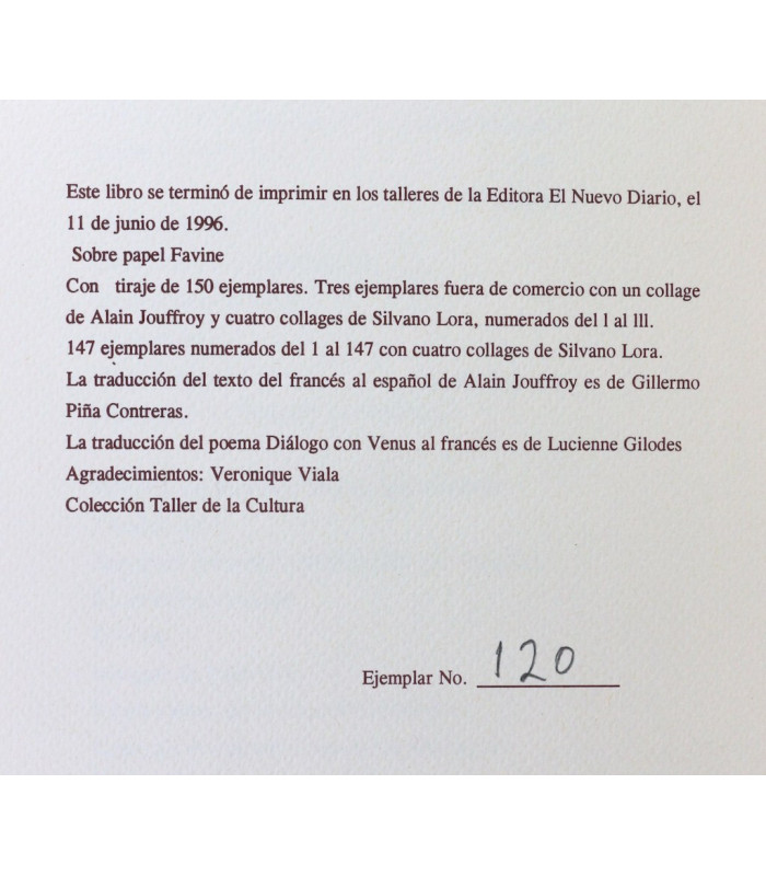 LORA (Silvano) - Dialogo con Venus