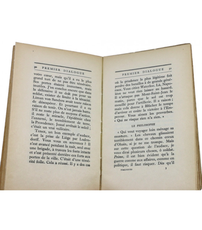 MAUROIS (André) - Dialogues sur le commandement