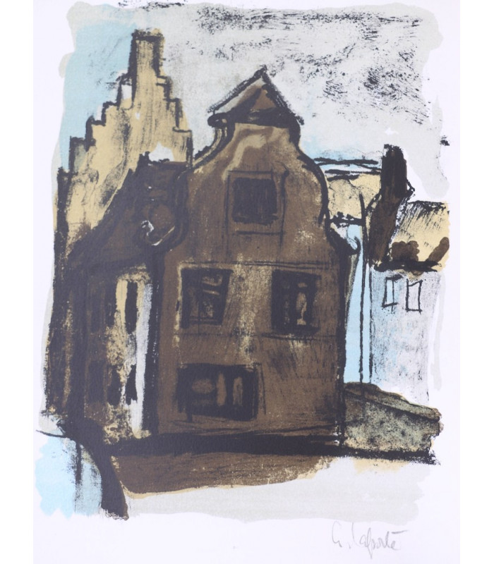 VERHAEREN (Émile) - Les villes à pignons - LAPORTE (Georges)