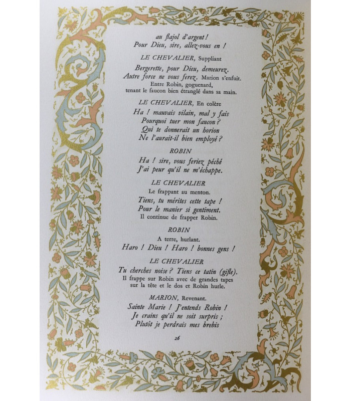 LA HALLE (Adam de) - Le jeu de Robin et Marion - BOUCHER (Lucy)
