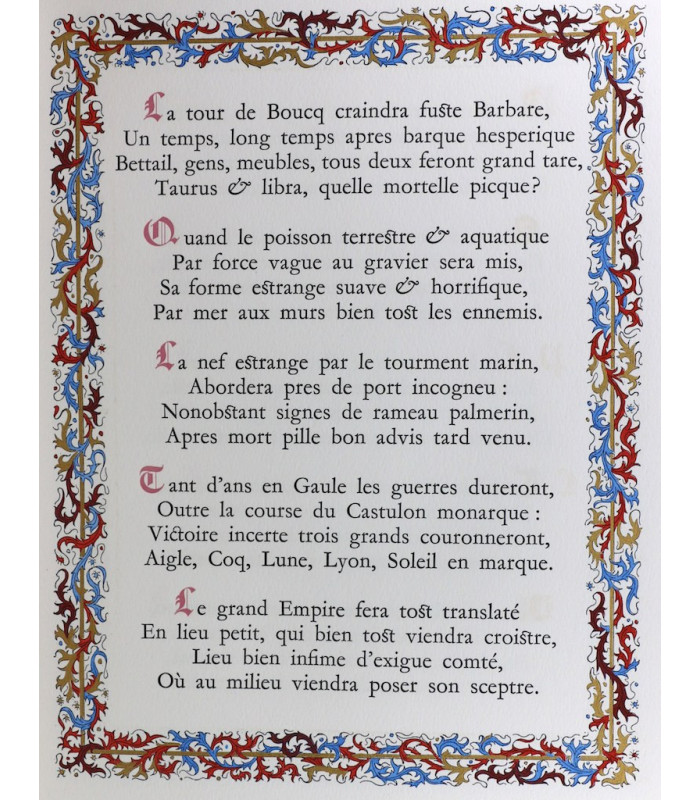 NOSTRADAMUS - Les Merveilleuses Centuries & Prophéties de Nostradamus - GRADASSI (Jean)