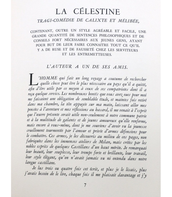 ROJAS (Fernando de) - La Célestine - LALAU (Maurice)