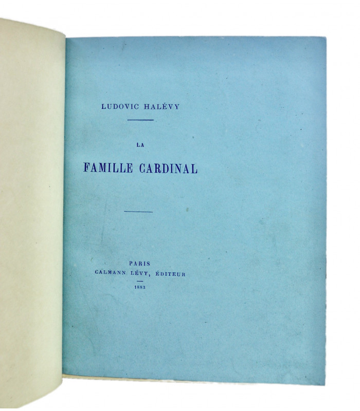 HALÉVY (Ludovic) - La Famille Cardinal - HENRIOT