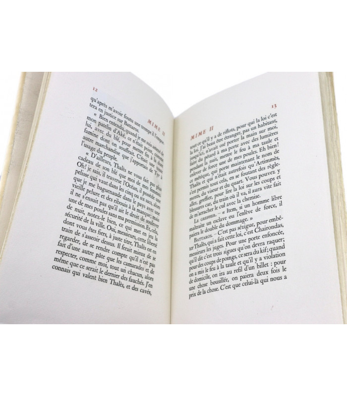 HÉRONDAS - Mimes d'Hérondas - CARLO RIM