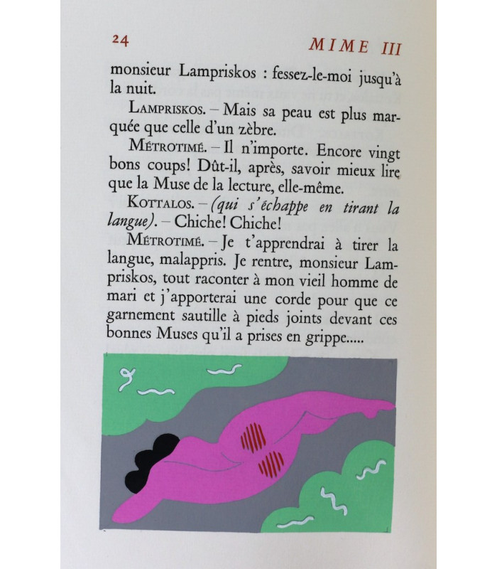 HÉRONDAS - Mimes d'Hérondas - CARLO RIM