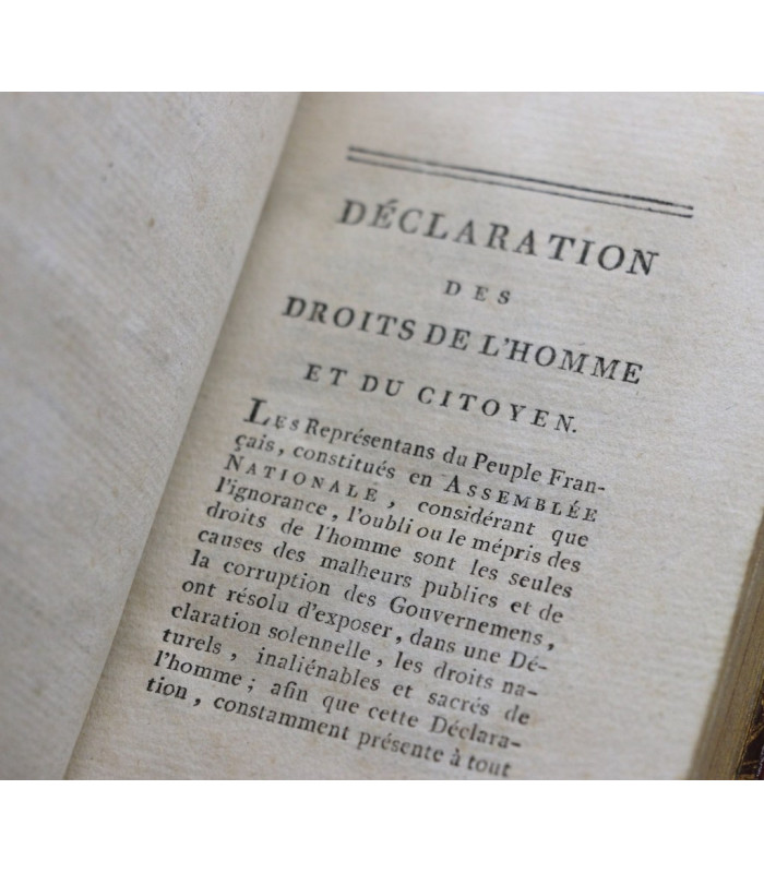 COLLECTIF - La Constitution Française [...] acceptée  par le Roi le 14 septembre 1791