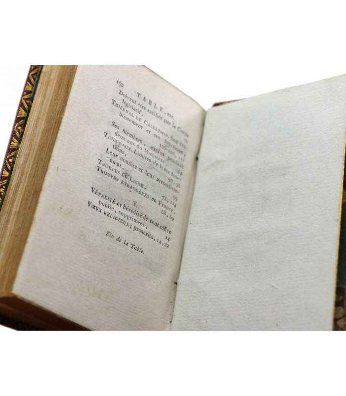 COLLECTIF - La Constitution Française [...] acceptée  par le Roi le 14 septembre 1791