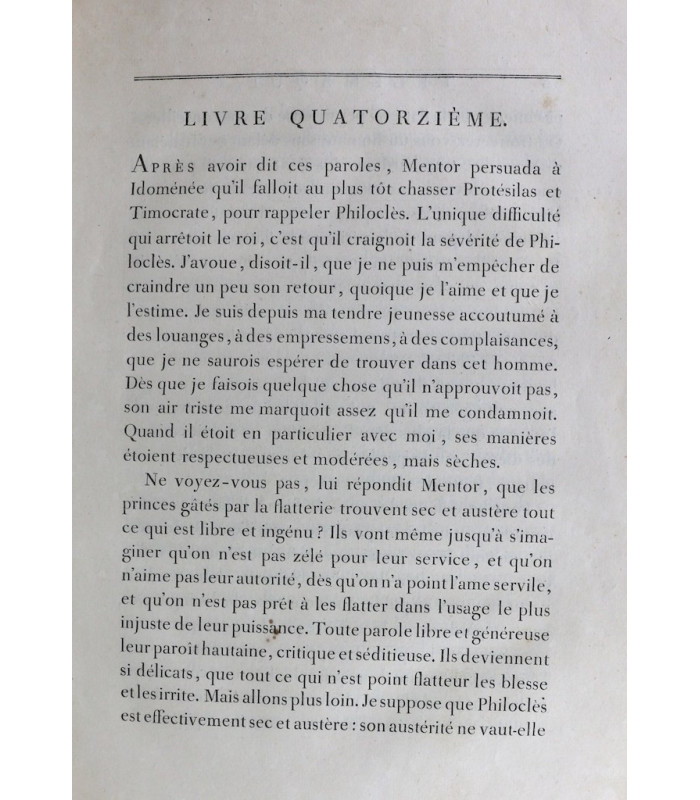 FÉNELON (François de Salignac de la Mothe) - Les Aventures de Télémaque - MOITTE