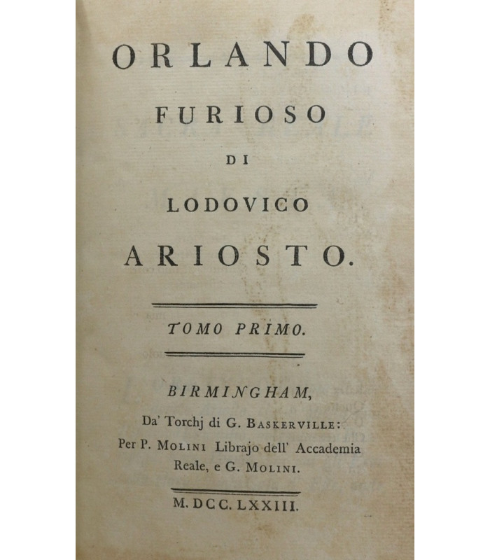 ARIOSTE (Ludovico Ariosto, dit) - Orlando Furioso - COLLECTIF