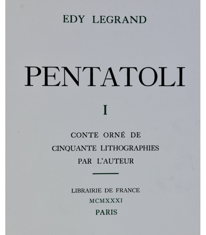 LEGRAND (Edy) - Pentatoli