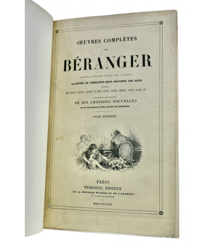 BÉRANGER (Pierre-Jean de) - Oeuvres complètes