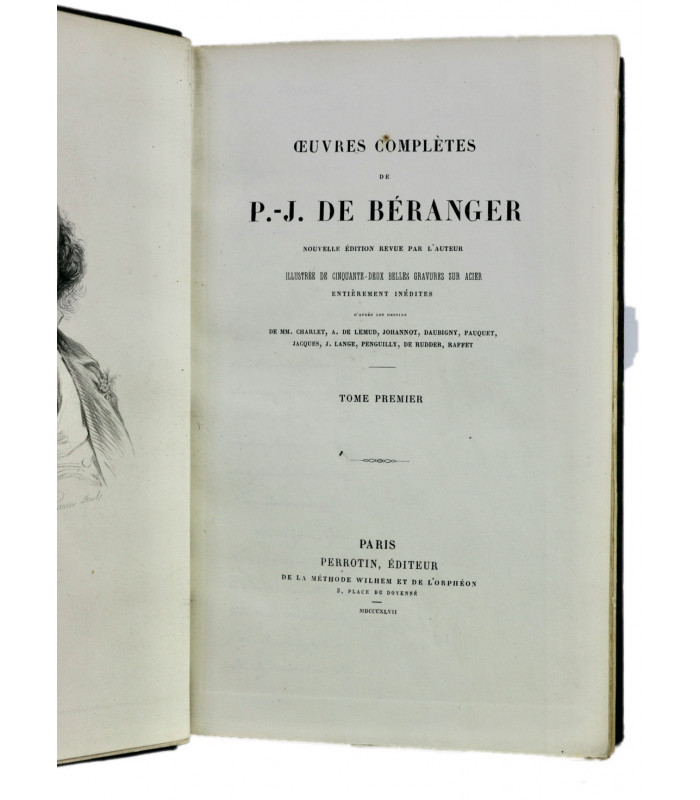BÉRANGER (Pierre-Jean de) - Oeuvres complètes