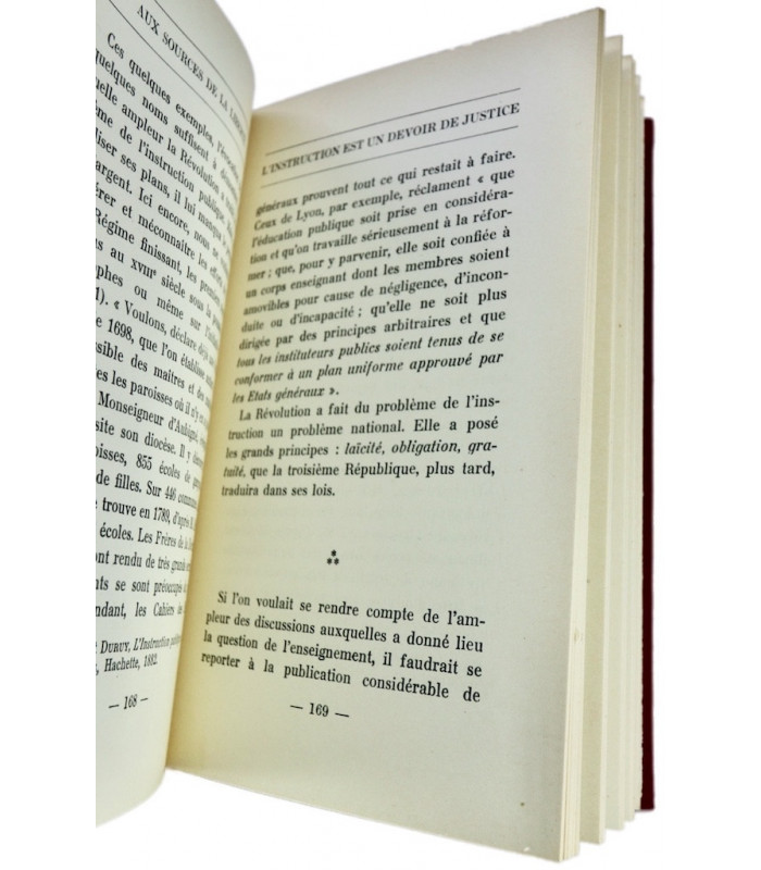 HERRIOT (Édouard) - Aux Sources de la Liberté