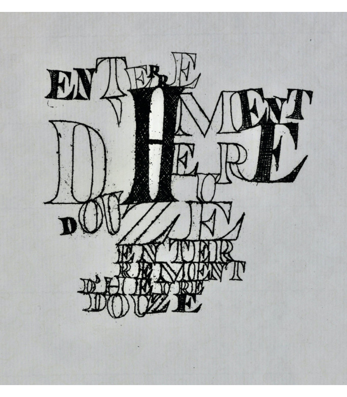 CLOCHEY (Daniel) - Enterrement d'heure douze