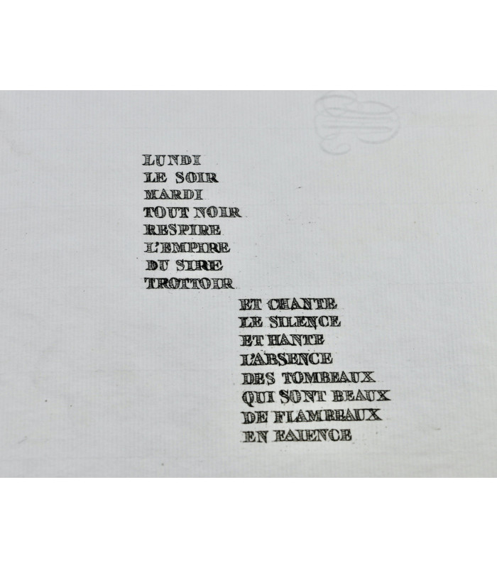 CLOCHEY (Daniel) - Enterrement d'heure douze