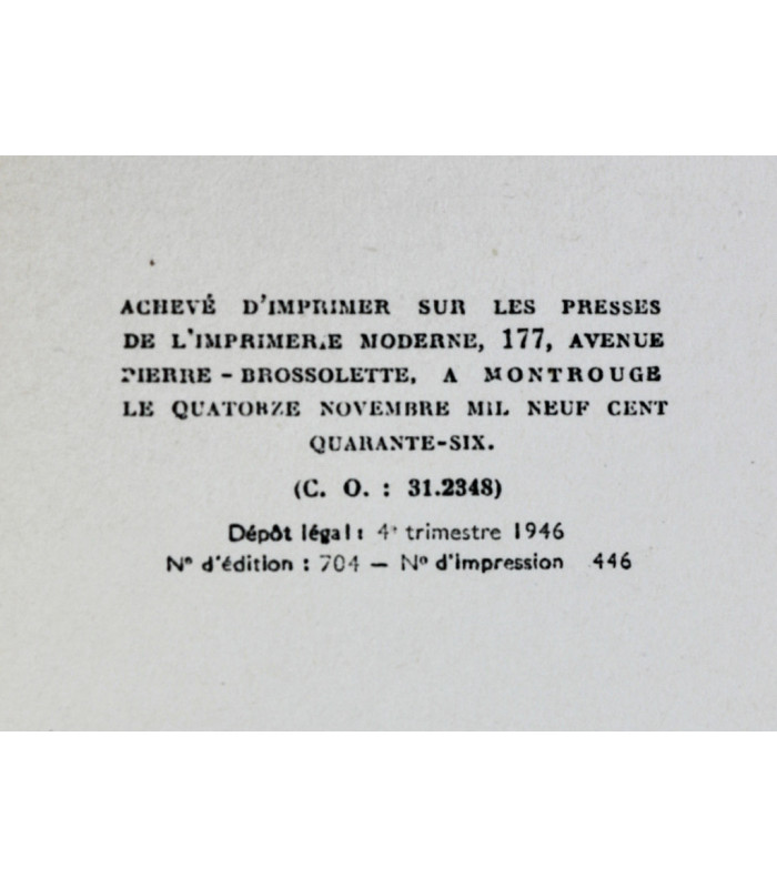 COCTEAU (Jean) - L’Aigle à deux têtes - PRASSINOS (Mario)