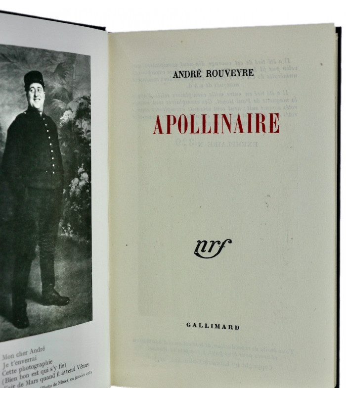ROUVEYRE (André) - Apollinaire - BONET (Paul)