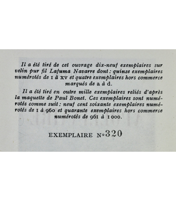 ROUVEYRE (André) - Apollinaire - BONET (Paul)