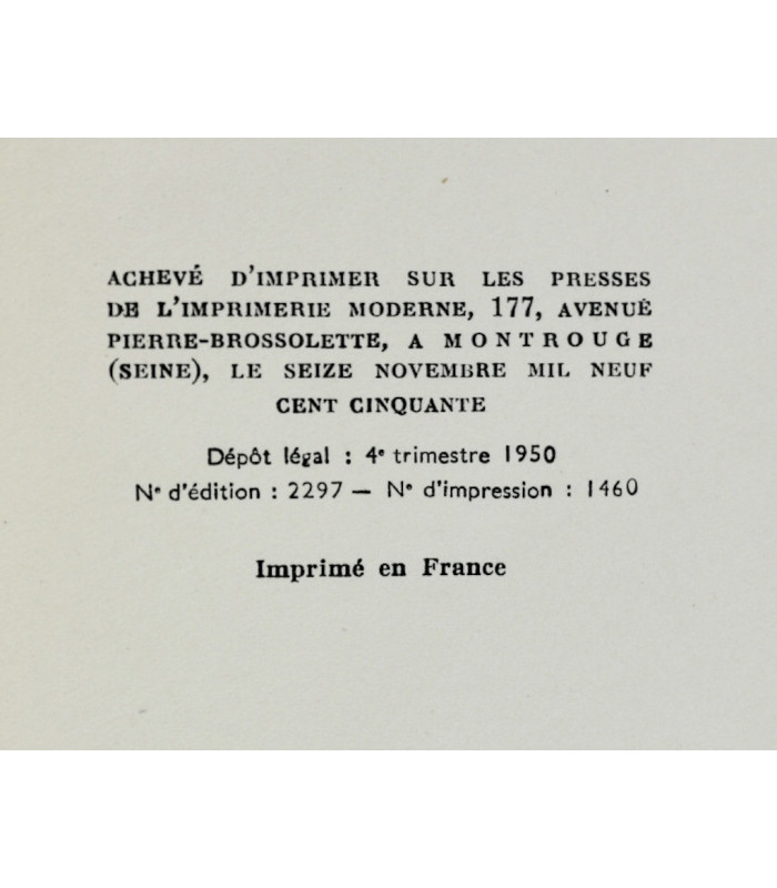 AYMÉ (Marcel) - En arrière - BONET (Paul)