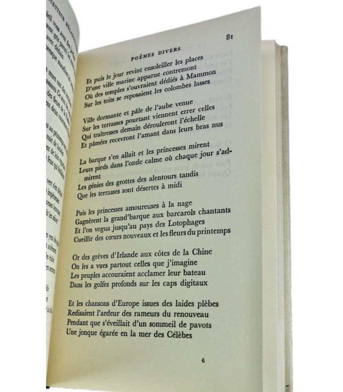 APOLLINAIRE (Guillaume) - Le Guetteur mélancolique - BONET (Paul)