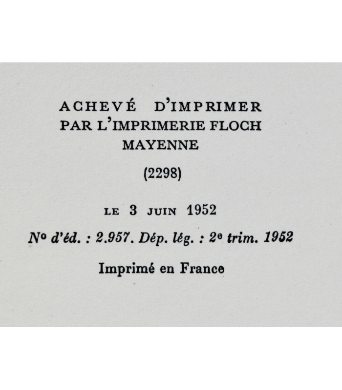 APOLLINAIRE (Guillaume) - Le Guetteur mélancolique - BONET (Paul)