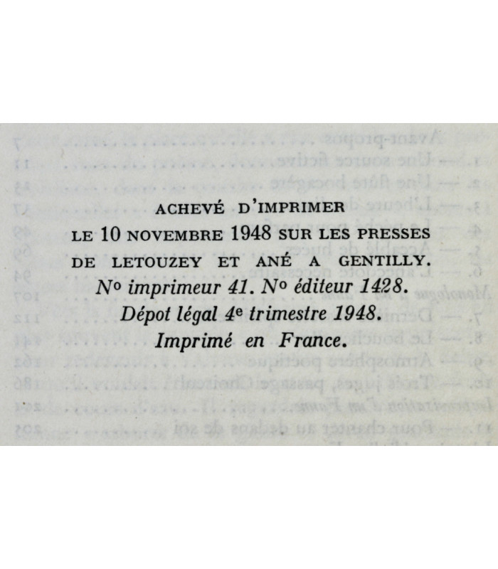MONDOR (Henri) - Histoire d’un Faune - BONET (Paul)