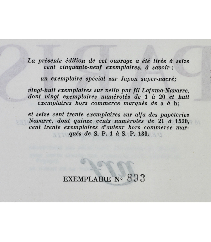 BIDOU (Henry) - Paris - BONET (Paul)