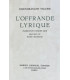 TAGORE (Rabindranath) - L’Offrande lyrique - NOTTON (Tavy)