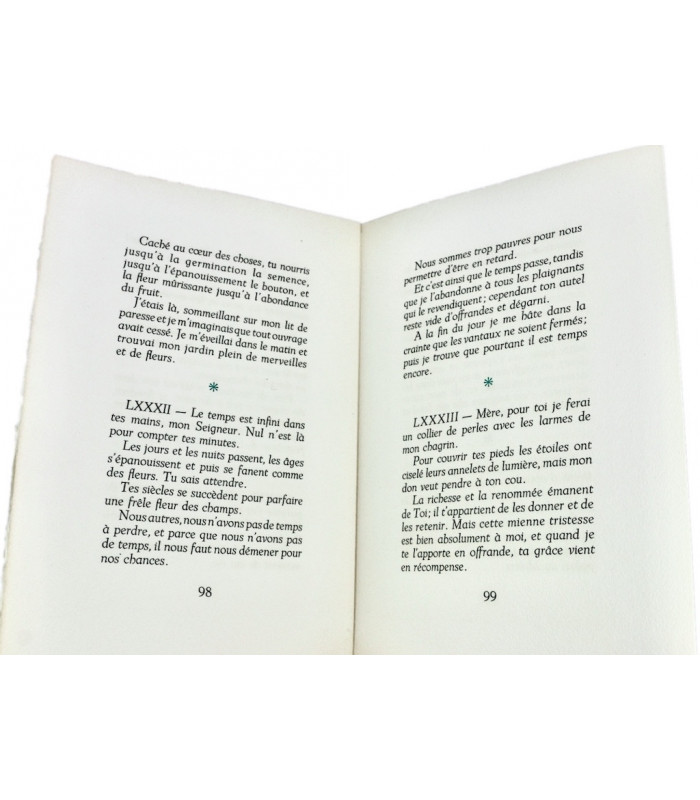 TAGORE (Rabindranath) - L’Offrande lyrique - NOTTON (Tavy)