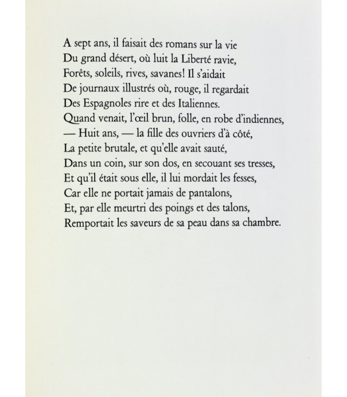RIMBAUD (Arthur) & ÉLUARD (Paul) - Les Poètes de sept ans - HUGO (Valentine)