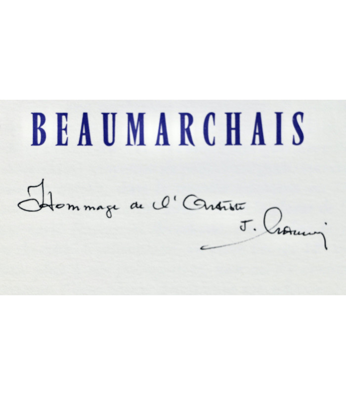 BEAUMARCHAIS (Pierre Augustin Caron de) - Le Théâtre de Beaumarchais - GRADASSI (Jean)